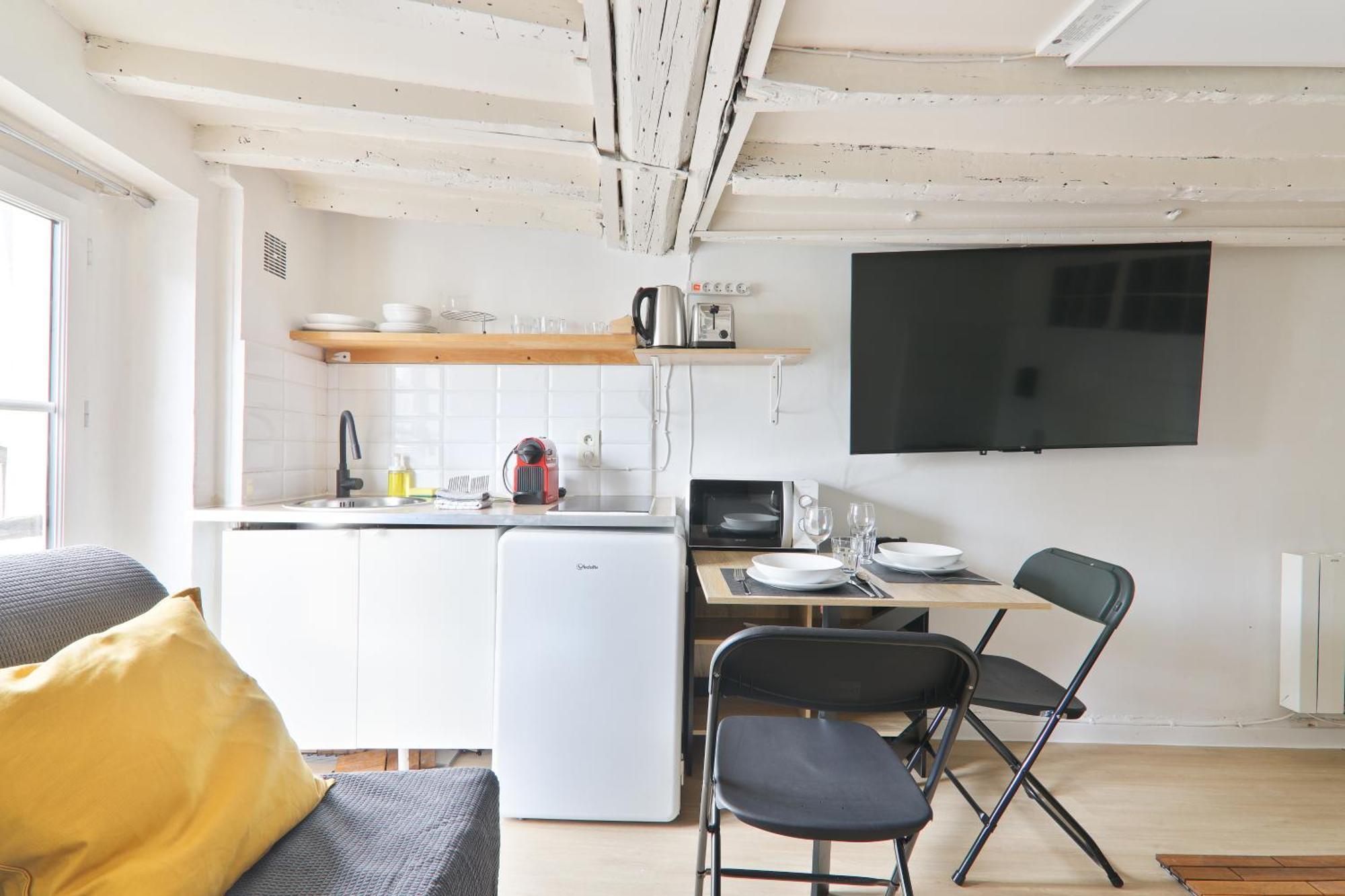 Studio Appartement Quartier Saint-Michel Notre-Dame 3 Free Netflix Paris Extérieur photo